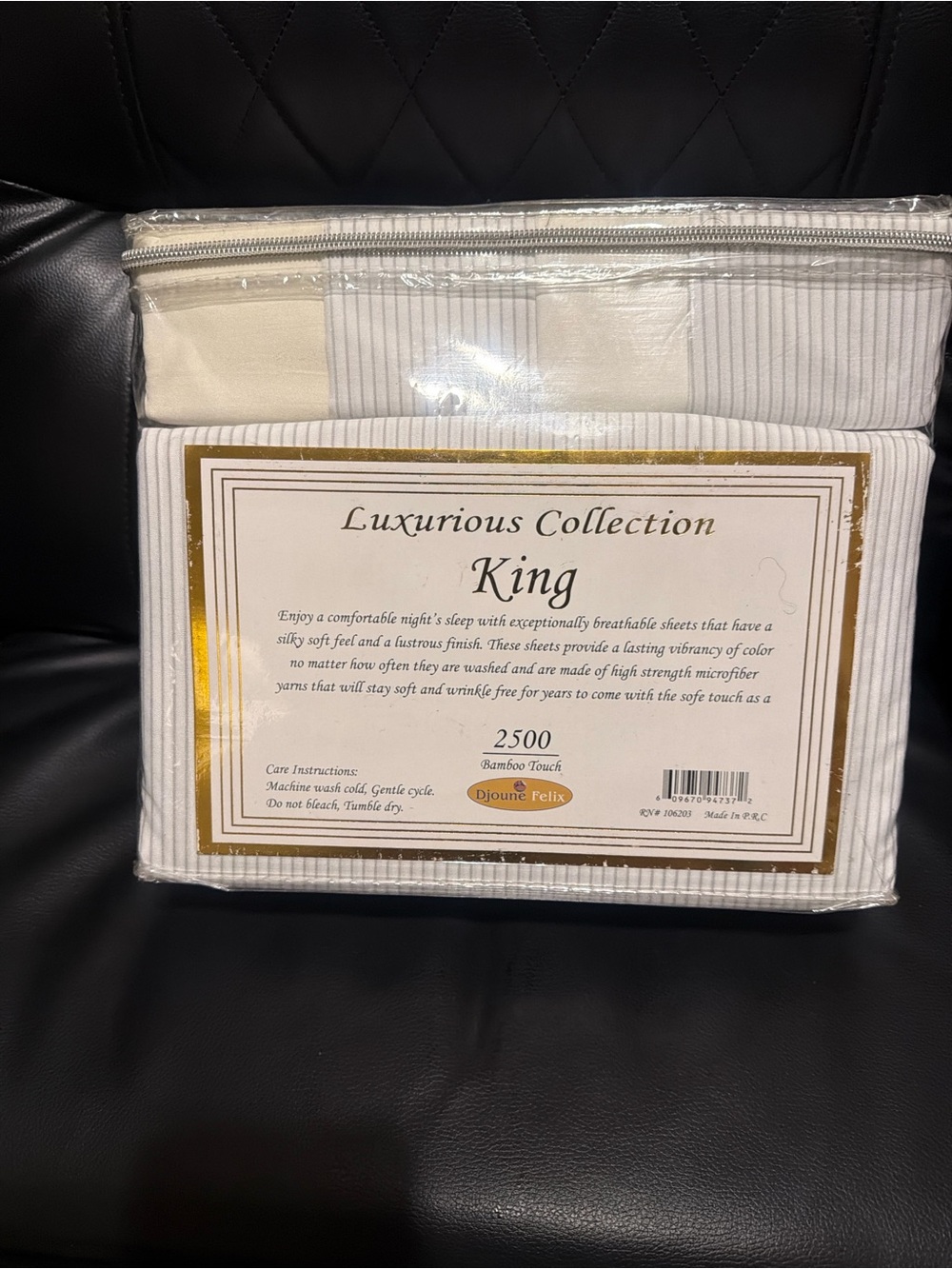 Luxurious Collection King Sheet Set - Cream